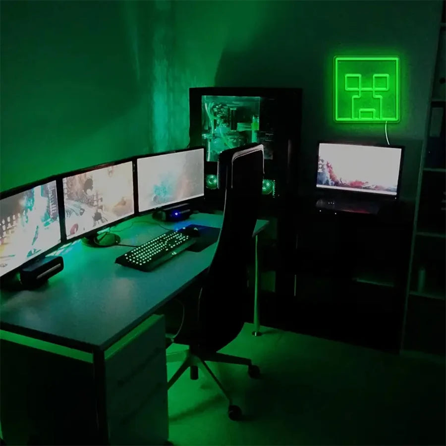 Game Led Neon Sign, Suitable For Gamers' Room Decor, Usb Power Supply, Bedroom, Game Room Animation Night Light, Youth Gifts.
