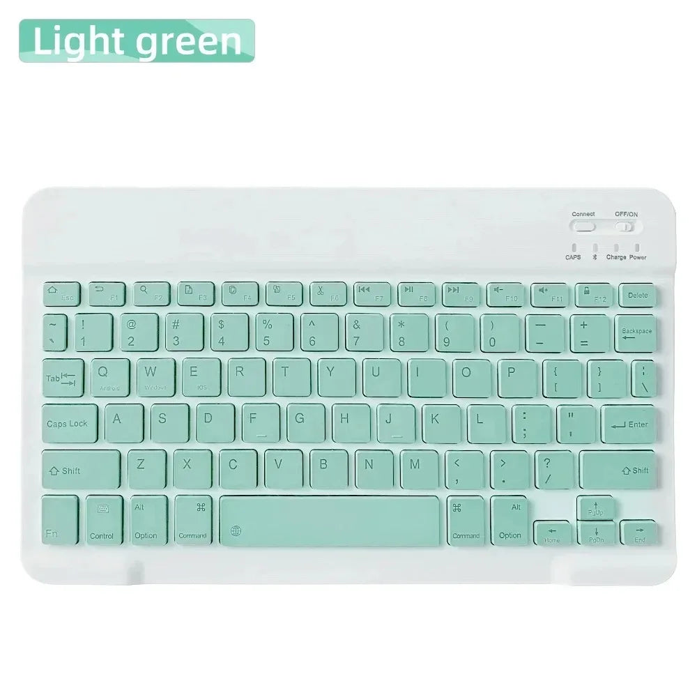 Tablet Wireless 10inch Keyboard For iOS Android Windows For iPad Huawei Samsung Teclado Bluetooth-compatible Keyboard and Mouse