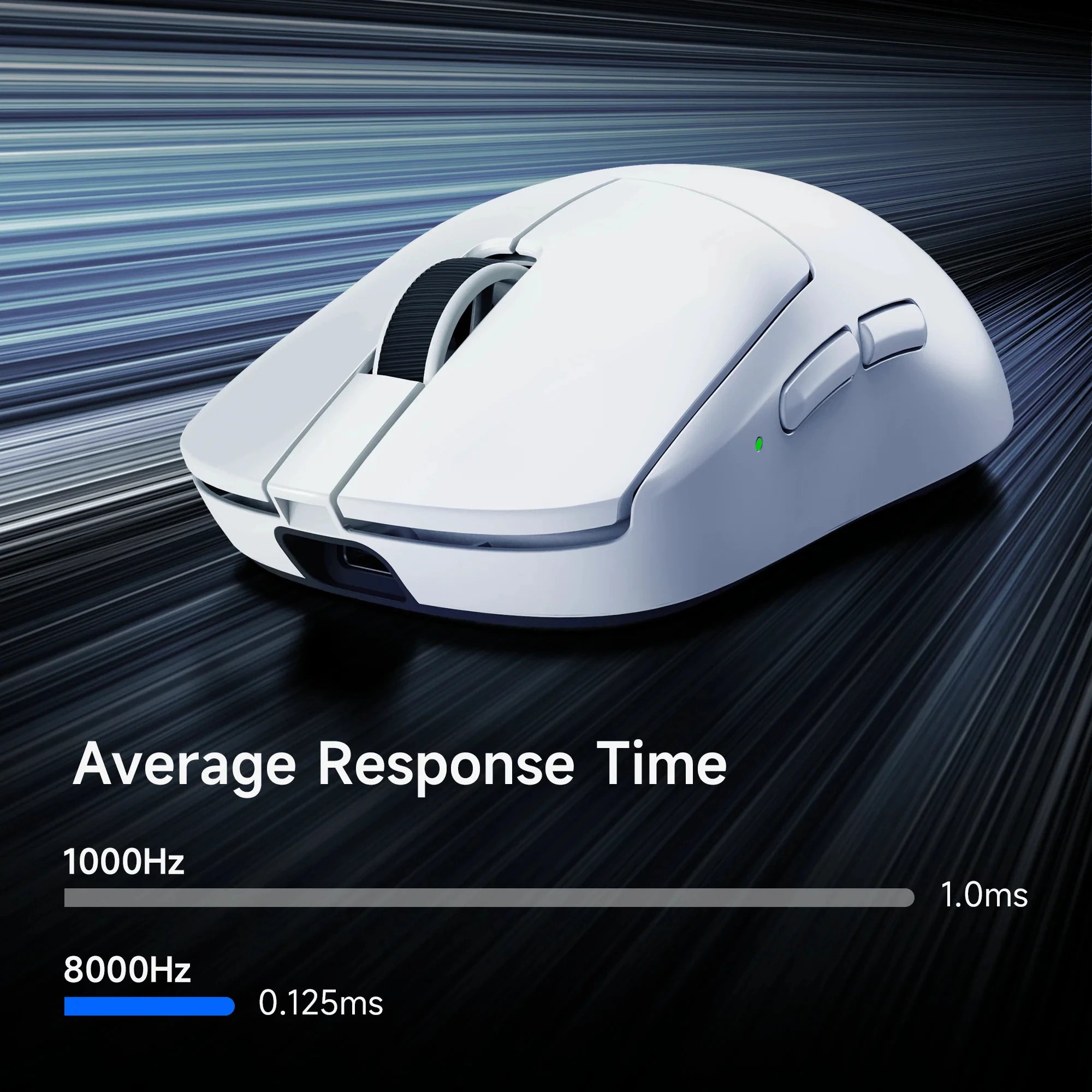 MCHOSE A7 V2 Lightweight Wireless Gaming Mouse Dual8000Hz Polling Rate PAW3950TI Imported Super Glide Glass Coating Office Mouse