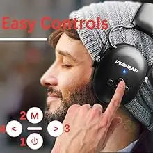 PROHEAR Bluetooth 5.3 Headphones SNR 30dB Hearing Protection Earphone Noise Reduction Safety Ear Muffs 4H Recharg 120H Playtime