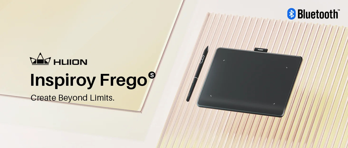 Huion Inspiroy Frego S/M Graphics Tablets Bluetooth Wireless Digital Tablet for Drawing