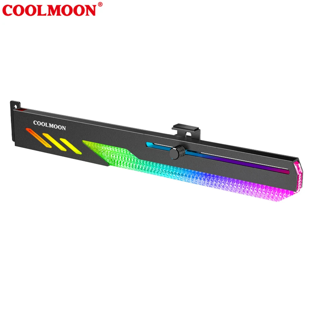 Customized Video Card Stand GT8 Horizontal Graphics Card Bracket 5V 3Pin ARGB GPU VGA Holder Desktop PC Case DIY Accessories