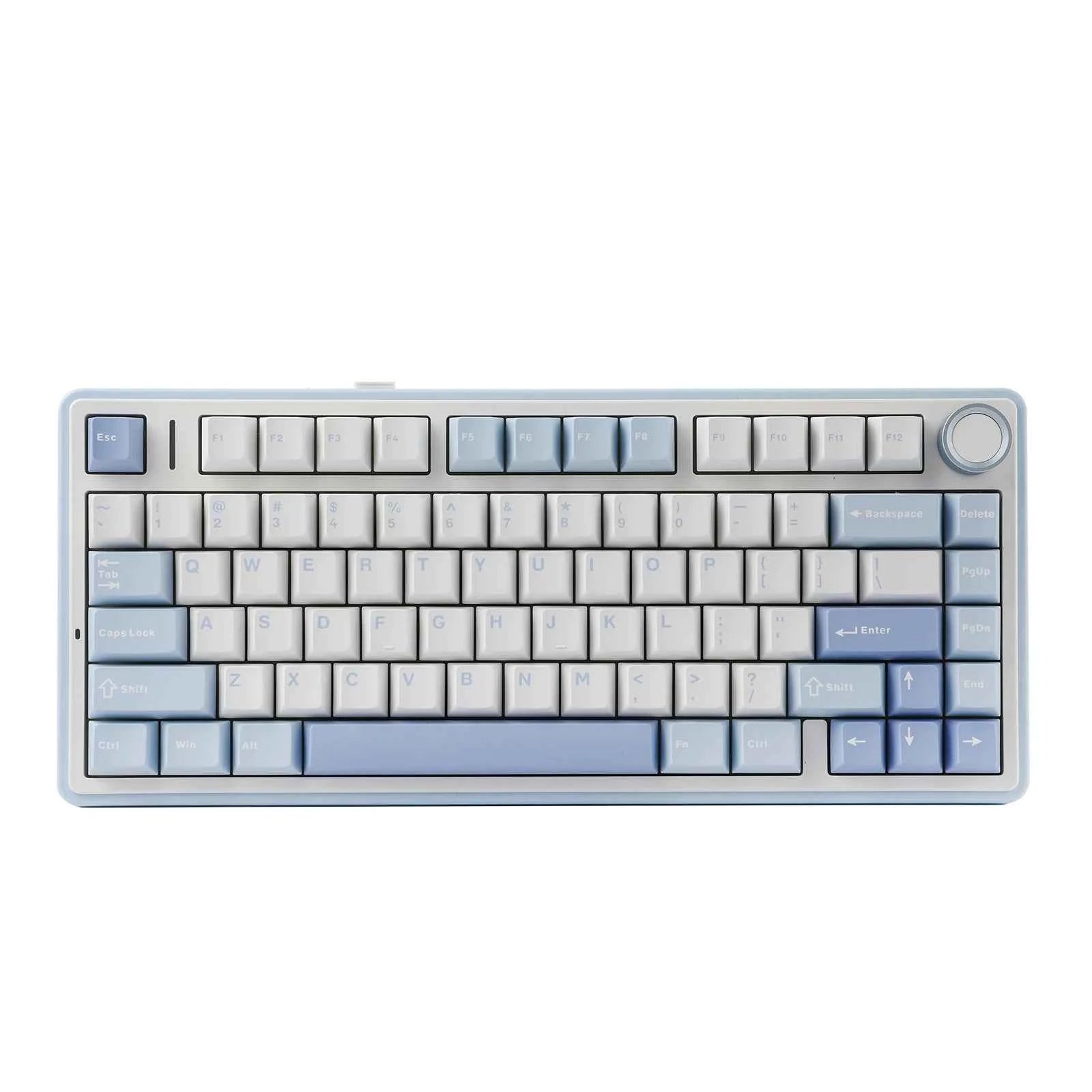 EPOMAKER x AULA F75 75% ANSI Hot-Swap Gasket Wired/Bluetooth 5.0/2.4G Wireless Mechanical Keyboard PBT Keycaps for Mac/Win