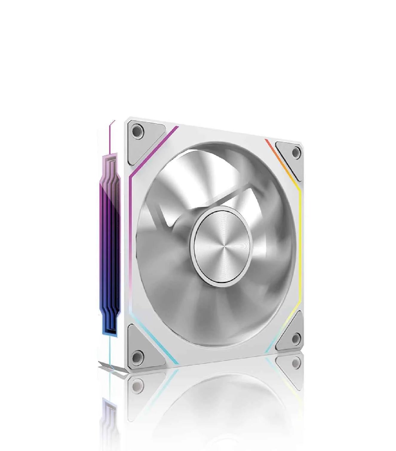 UPSIREN UF-2 PRISM 5 PRO 12CM ARGB Large Air Volume Computer Chassis Fan Regular version/Reversed version Dual mode selection
