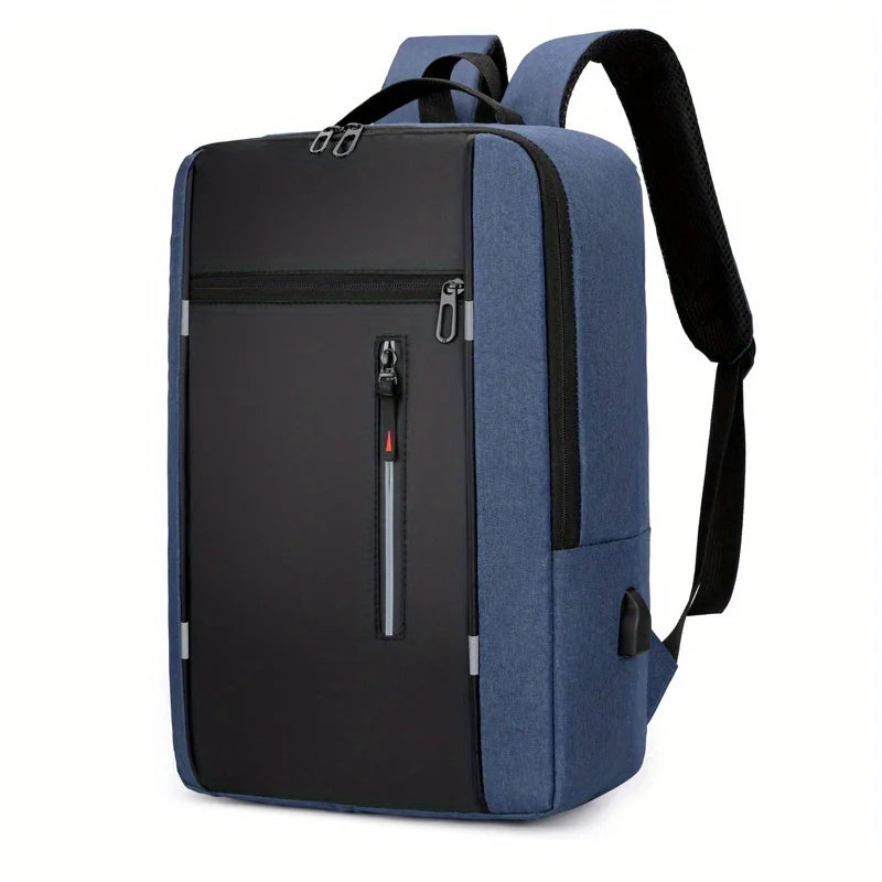 Man Travel Backpack Laptop Backpack with Charging Port Oxford Cloth Backpack Casual Daypacks Large Capacity Backpack