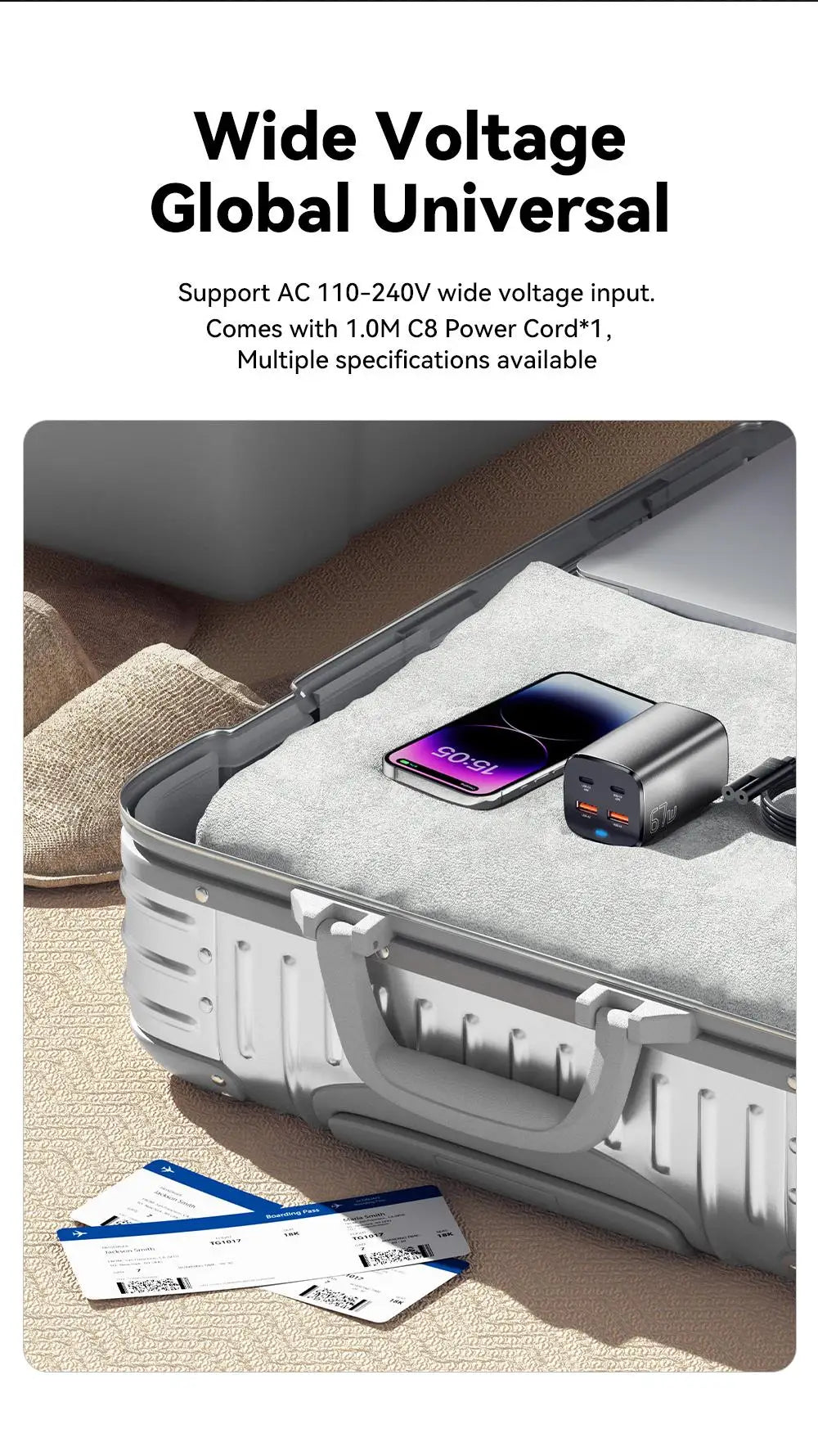 Essager 67W USB C GaN Charger Desktop Quick Charge 4.0 QC 3.0 PD Type C Fast Charging For MacBook Samsung POPC iPhone 15 Laptop