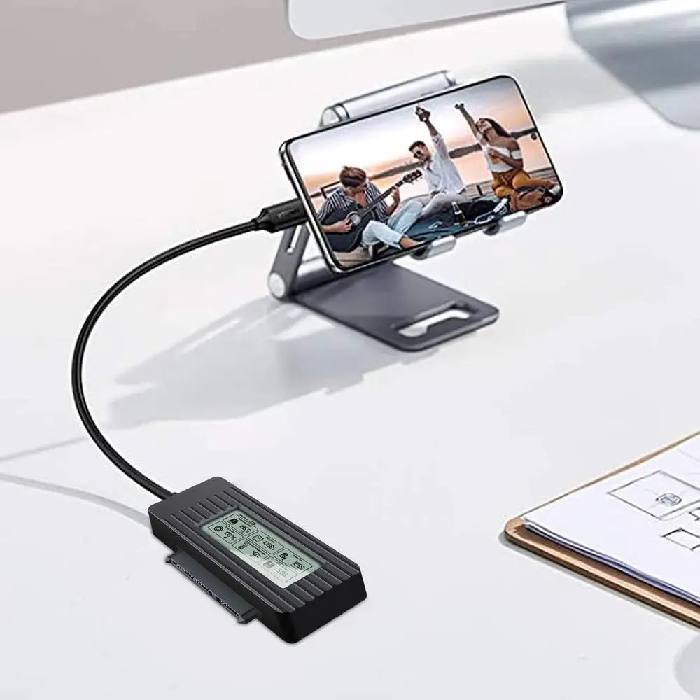 Hard Drive Recovery Kit External Hard Drive Reader Hard Drive Recovery Tool USB Hard Drive Adapter For Laptops Tablets Desktops