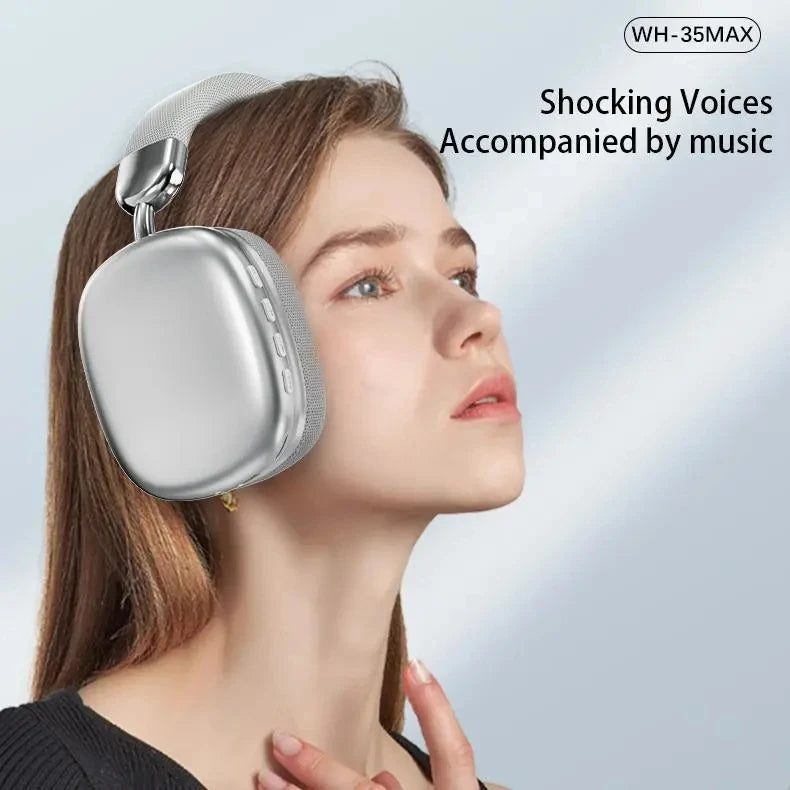 2026 Bluetooth Over Ear Headphones Wireless, HiFi Stereo Sound, 12 Hours Playtime, Dual Device Pairing, Foldable Noise Isolating Gaming Headset B36 Wireless Bluetooth 5.3 Headphones