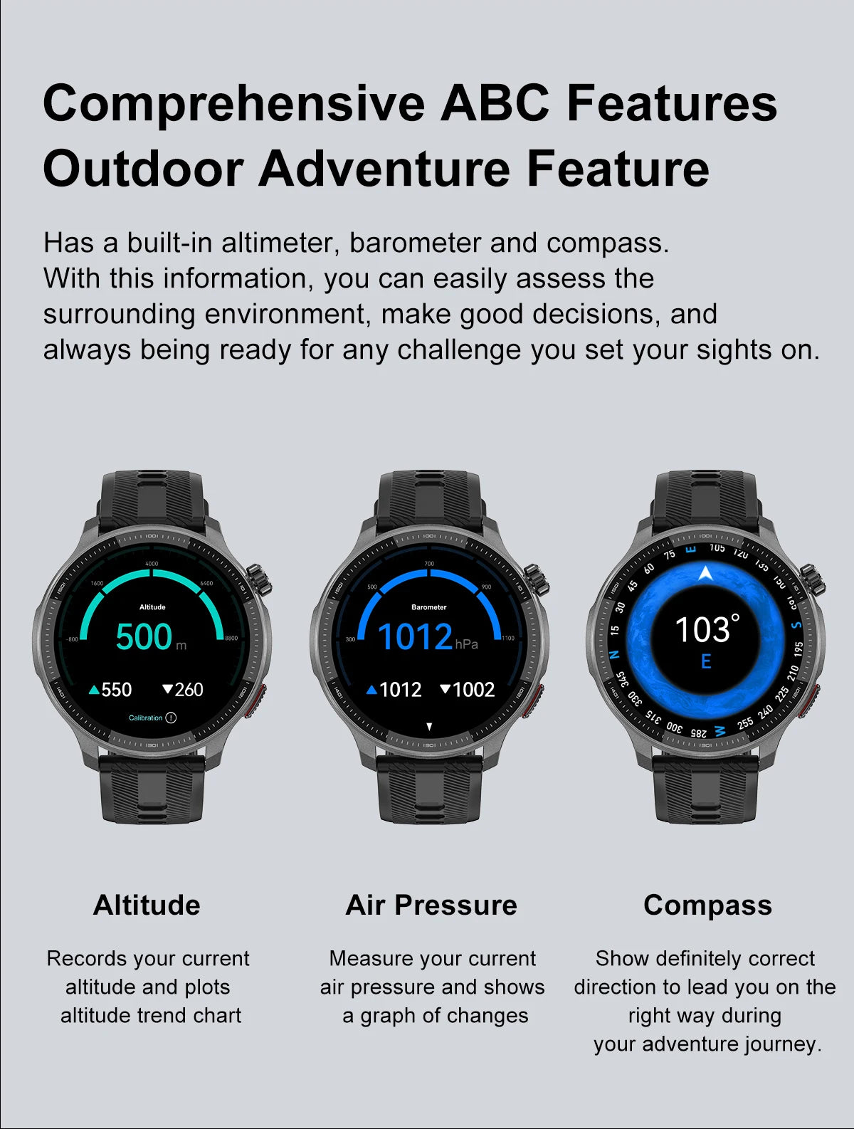 NEW GPS Offline Maps Smart Watch 1.43