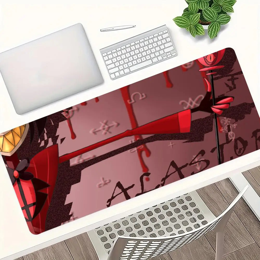 Mouse Pad H-azbin H-otel Player Computer Accessories Mousepad Laptop Keyboard Pad PC Tablemat Carpet Anime XXL Gamer DeskMat