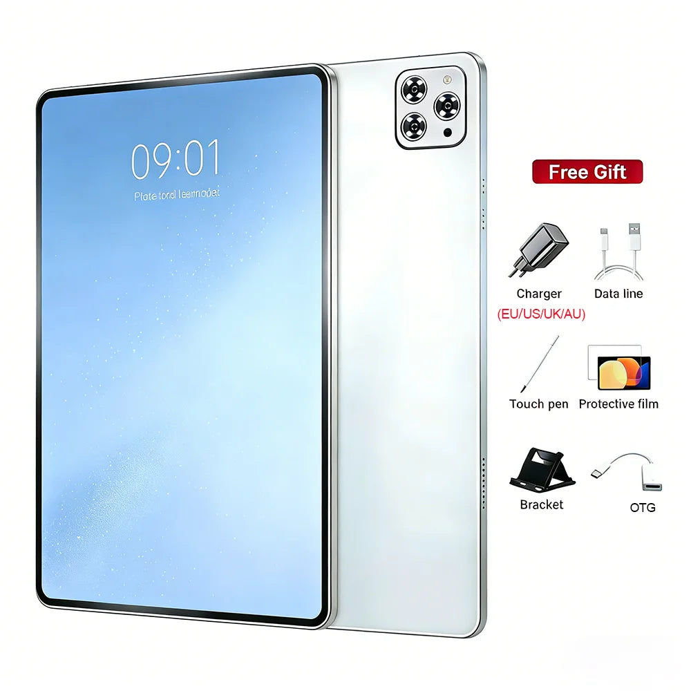 2026 Latest Global First Tablet Pad Android 15 Snapdragon8 Gen3 11 inch Soft Light Screen iPad Air PRO WiFi GPS WPS 5G PC