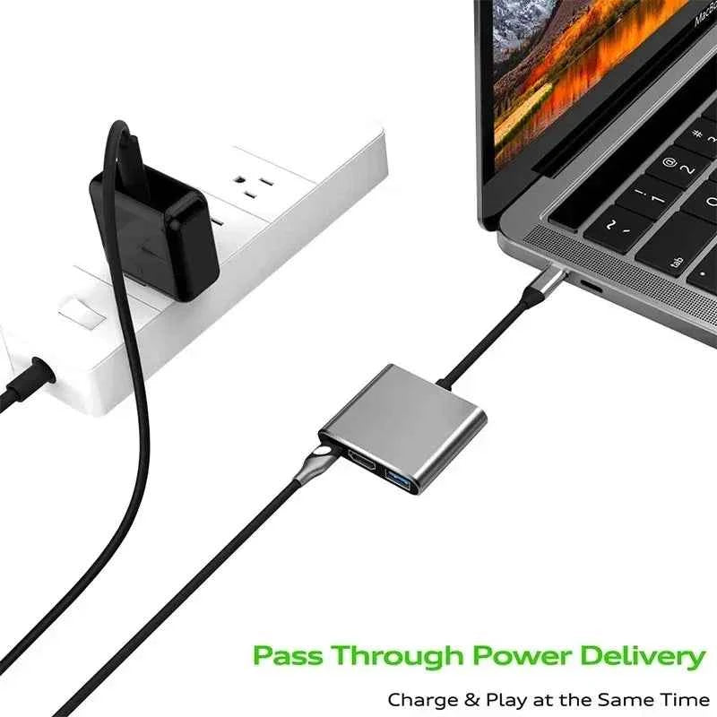 11 in 1 Usb Hub USB C To HDMI-compatible Splitter HUB Type-c To HDMI-compatible USB3.0 Docking Station for Macbook Air Converter