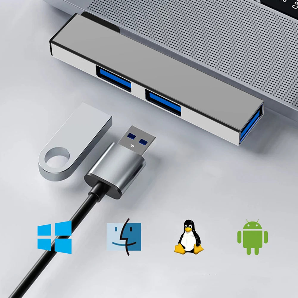 3-in-1 USB Type-C Multi-Port Hub