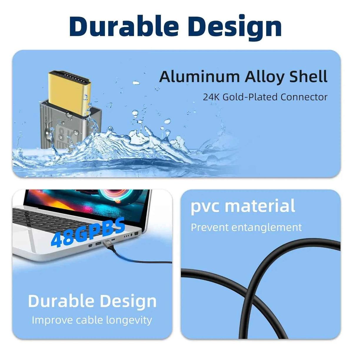 8K 90 Degree Mini HDMI-compatible, Micro HDMI-compatible to HDMI-compatible Adapter Cable for Laptop Camera Camcorder Monitor