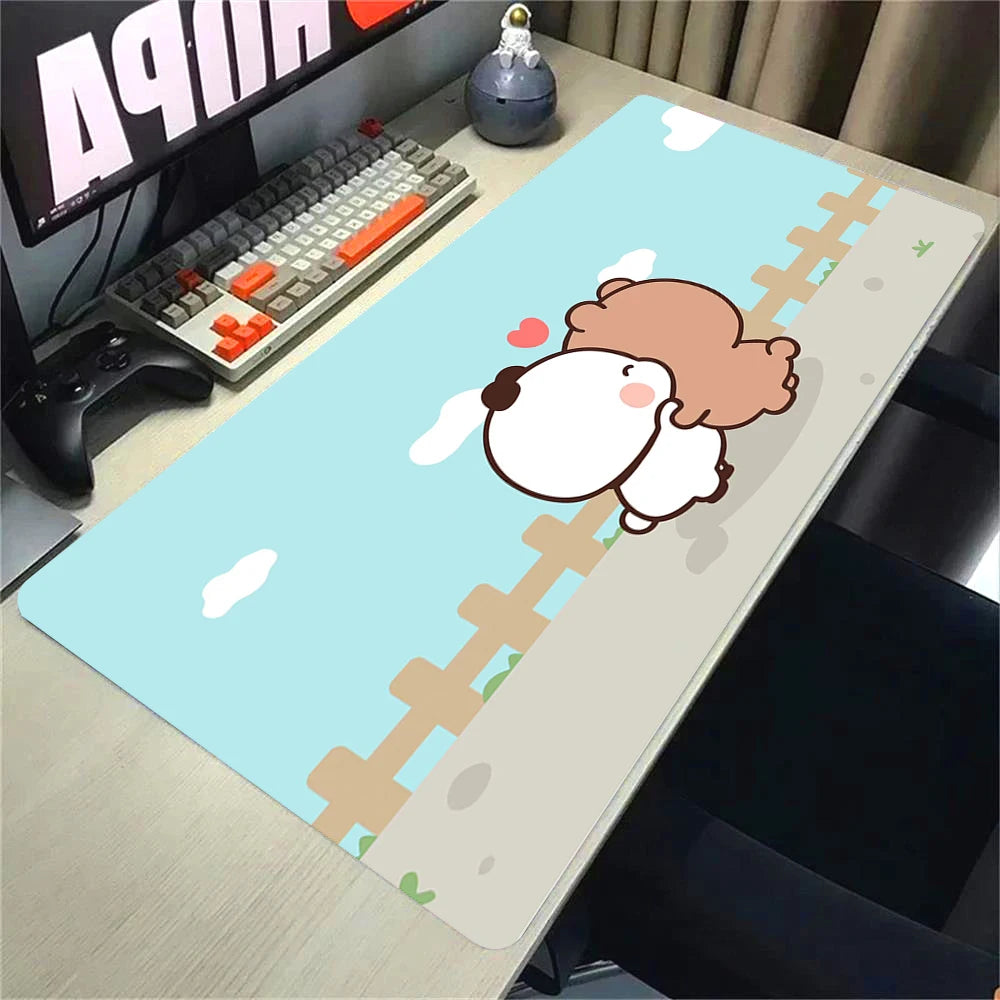 Bubu Dudu Gamer Deskmat Xxl Mouse Pad Anime Computer Table Mat Pc Gaming Accessories Mousepad Large Mats Office Mause Pads Setup
