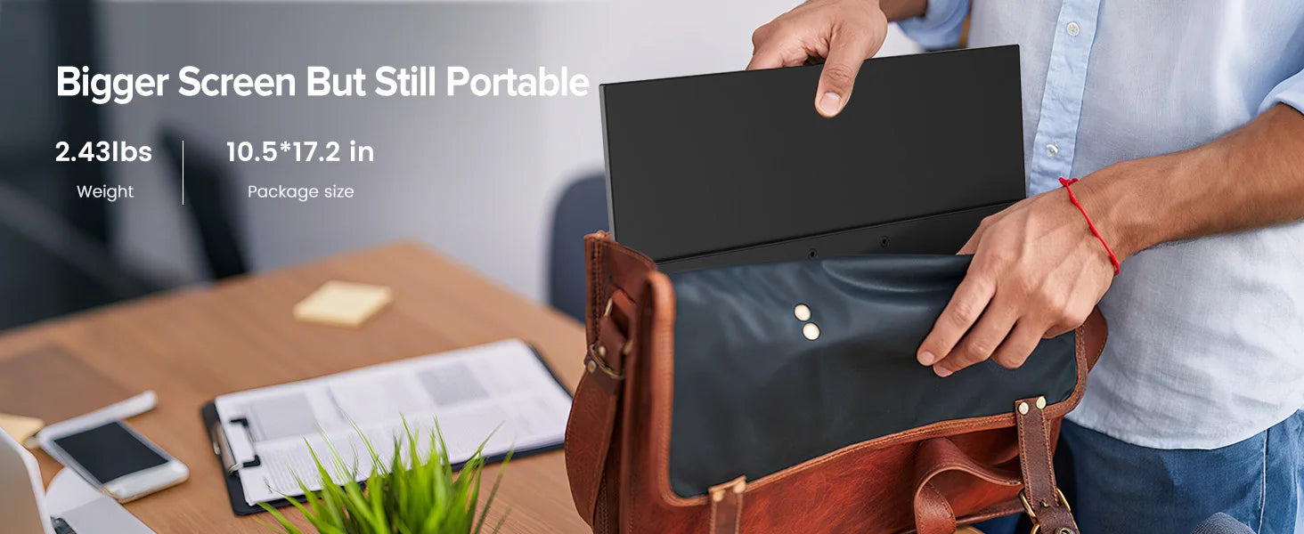 UPERFECT Touchscreen 18.5' 120Hz Portable Monitor 1080P 100% SRGB IPS External Touch Gaming Display for Desktop Laptop Mini PC