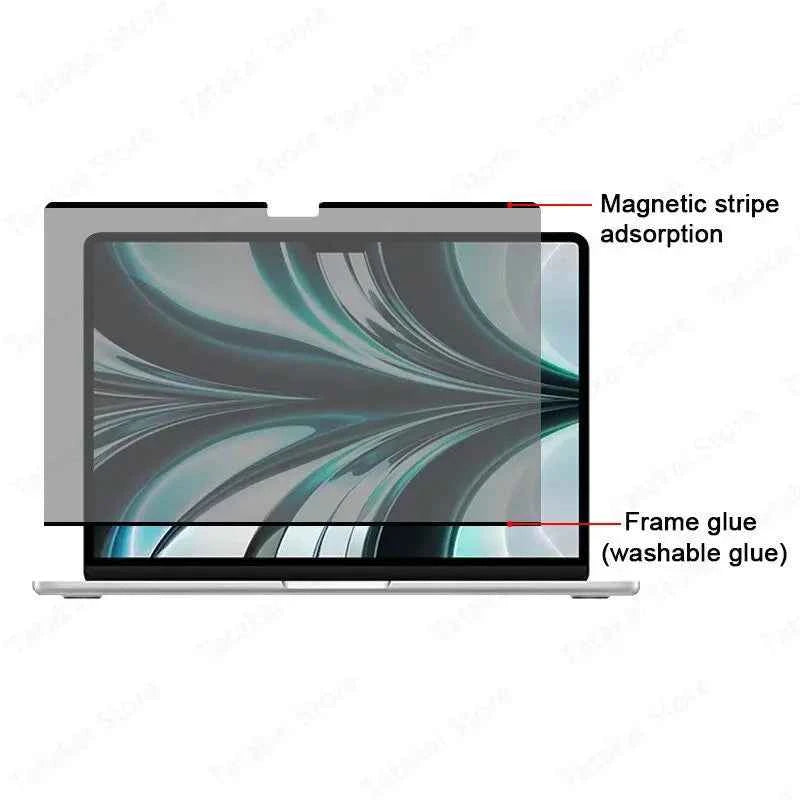 Magnetic Privacy Screen Protector for Macbook 12 Screen Protector A1534 A1931 Anti-spy Film Privacy Protection Removable 12 inch