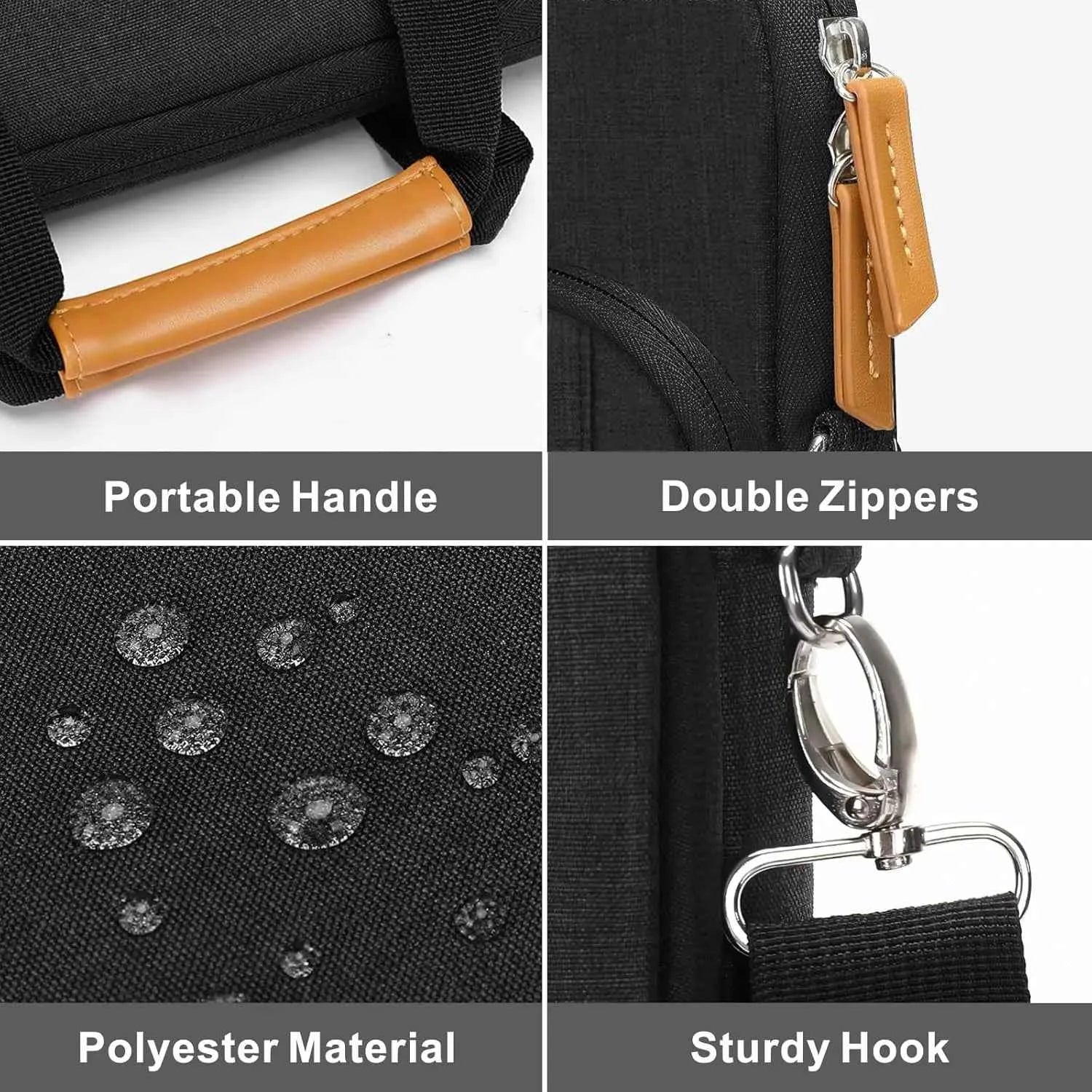 Laptop Bag Tablet Sleeve Case for MacBook Air/Pro, iPad, HP, Dell, Asus (12.9