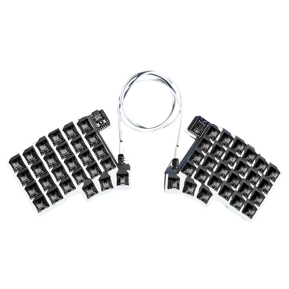 Split Keyboard Wired Ergonomics Keyboard Hot Swap Programmable Keyboard Left Right Hand Keyboard Customized PC Gamer Accessories