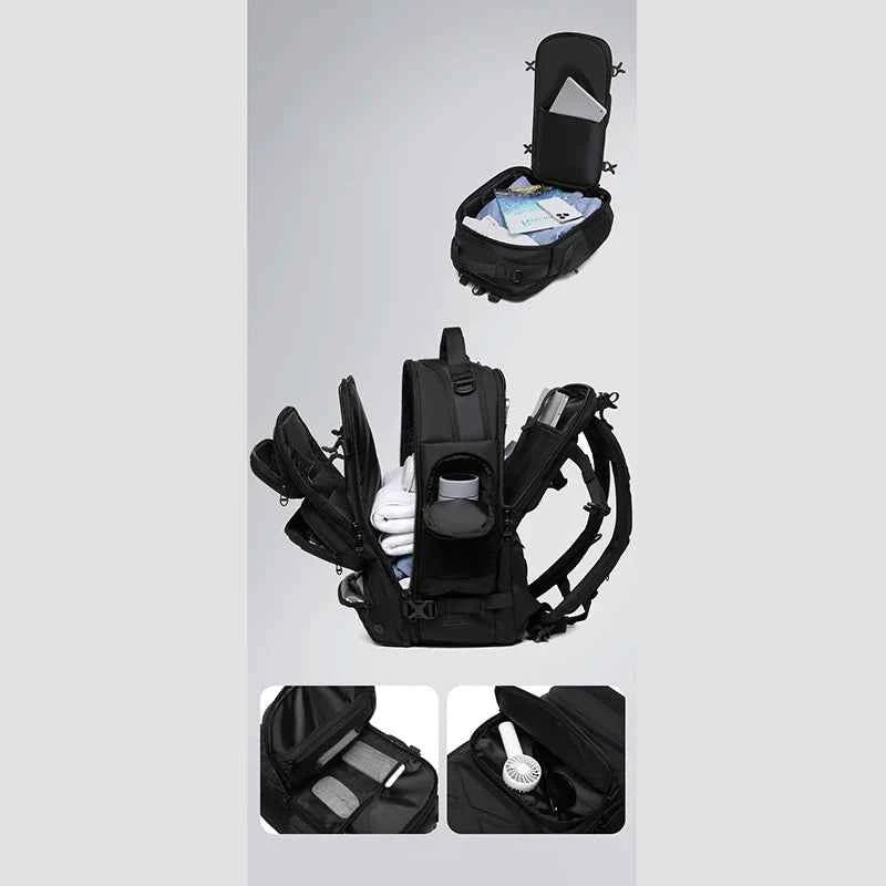 Men Travel Backpack Bag School Bag Men oxford Backpack with shoes compartment 15.6 inch Laptop Backpack for men Rucksacks bags
