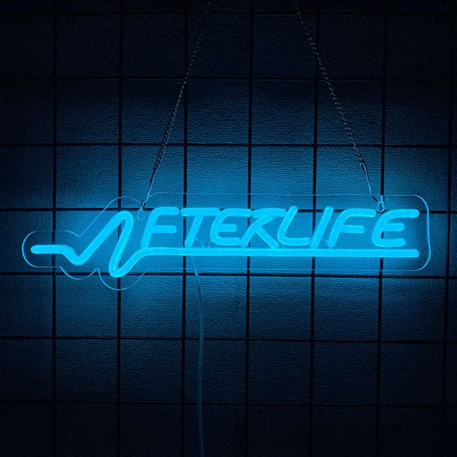 Cyberpunk Neon Sign Game LED Sign for Wall Decor Shooting Games Neon Light for Gaming Room Man Cave Bedroom Gifts for Teen Boys