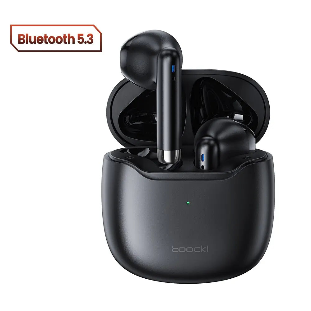 Toocki Wireless Bluetooth Headphones Bluetooth 5.3 TWS Earphones IPX4 Waterproof Mini Earbuds For Xiaomi Huawei Redmi All Phone