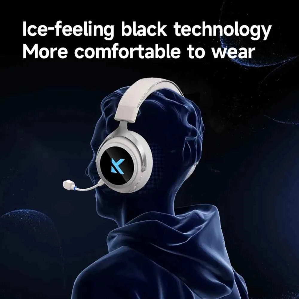 MCHOSE X9 Wireless Headworn Game 7.1 Headset Bluetooth 2.4G Three Mode E-sports Noise Reduction Headset Headset FPS for Gifts
