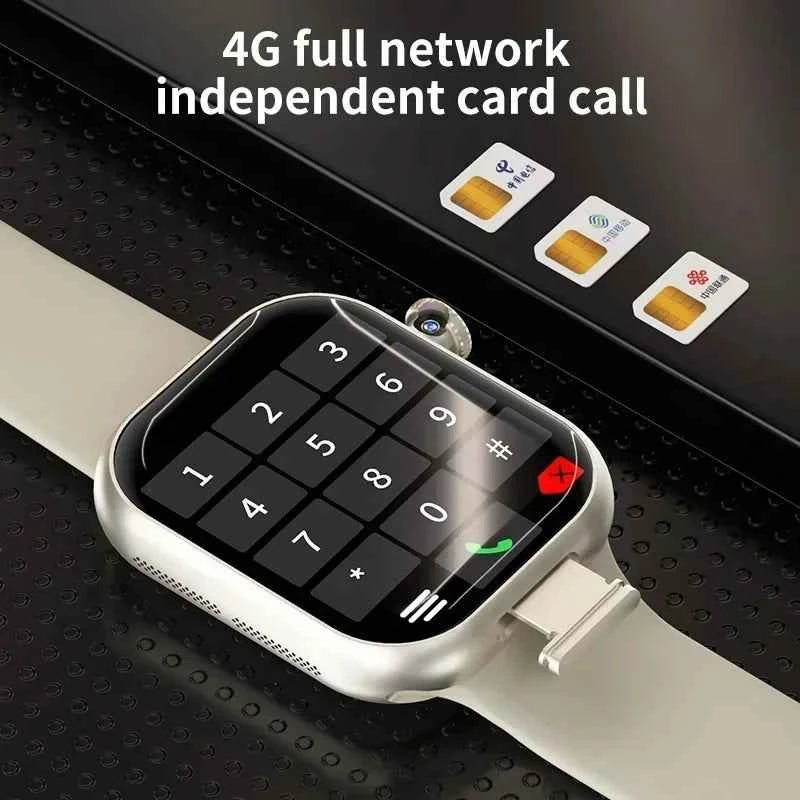 VP29 Smartwatch with rotating camera 2.29-inch AMOLED screen 490x580 Global Edition supports SIM WiFi GPS video calling