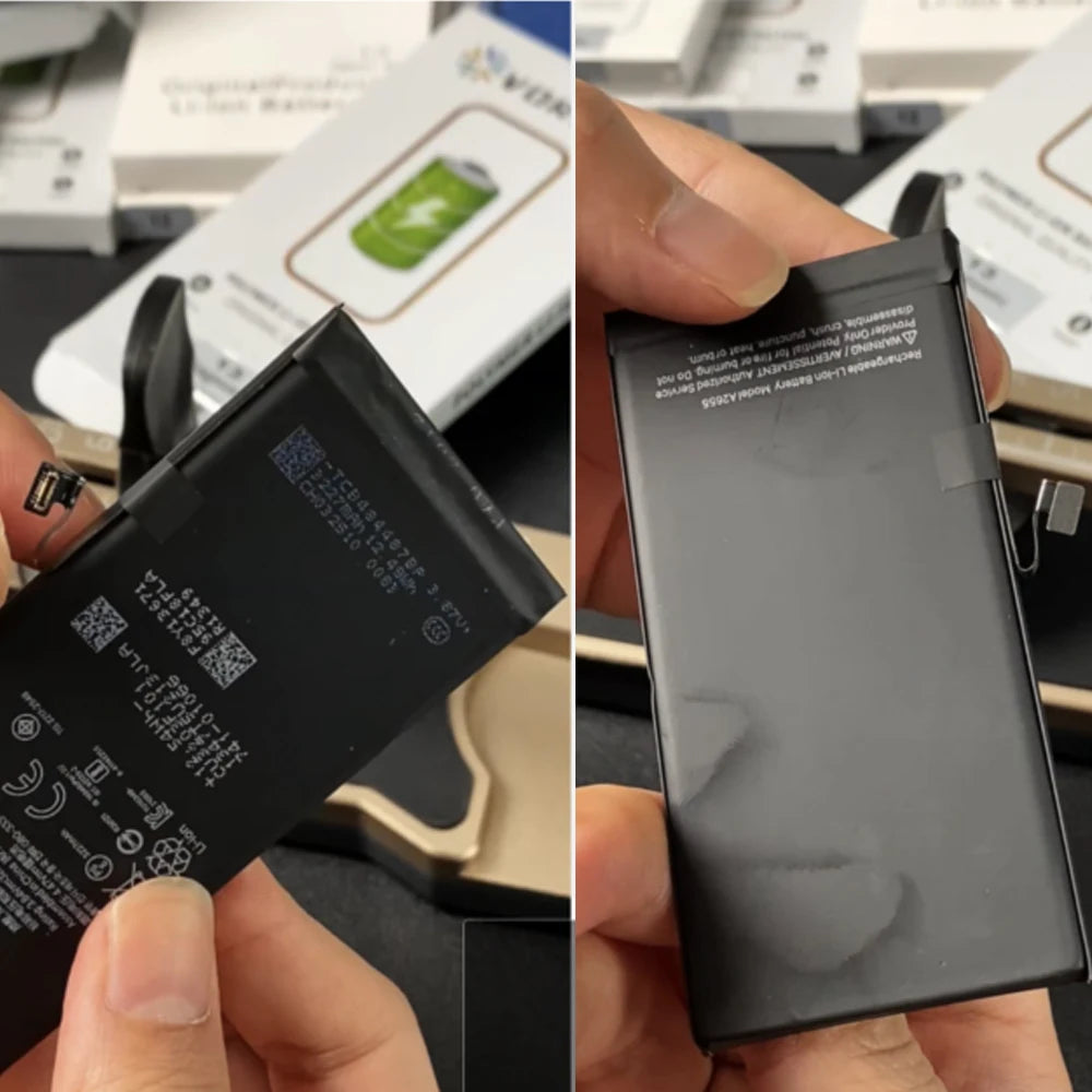 Vormir Diagnostic Battery 100% Capacity For iPhone 12 13mini 14 14Plus 15Pro Max Shows Genuine Parts No Error Message Pop up