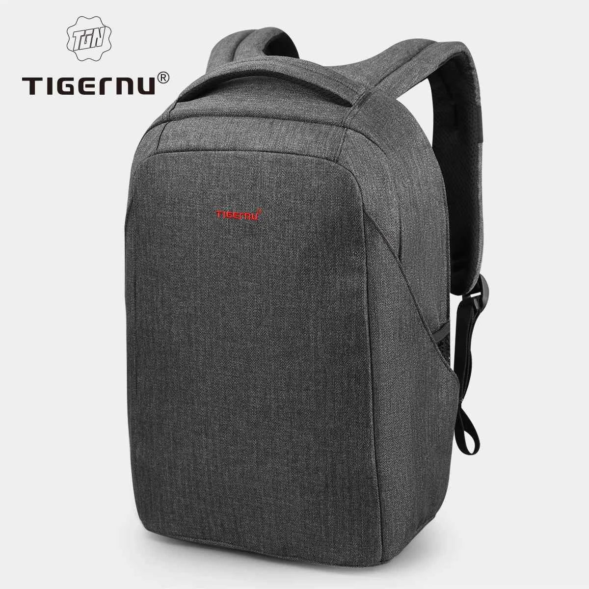 Tigernu Anti Theft Backpack Men USB Port Computer Backpacks For Men Bagpack Schoolbag 15.6inch Backpack Bags Travel Bag Knapsack
