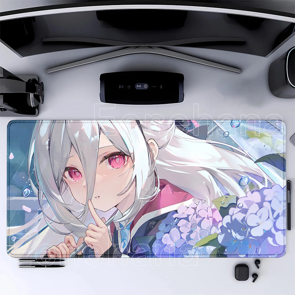 HD printing Tendō Kei Blue Archive Gaming Mousepad 400x900mm Anime girl key Mouse Pad PC Keyboard Office accessories XXL DeskMat