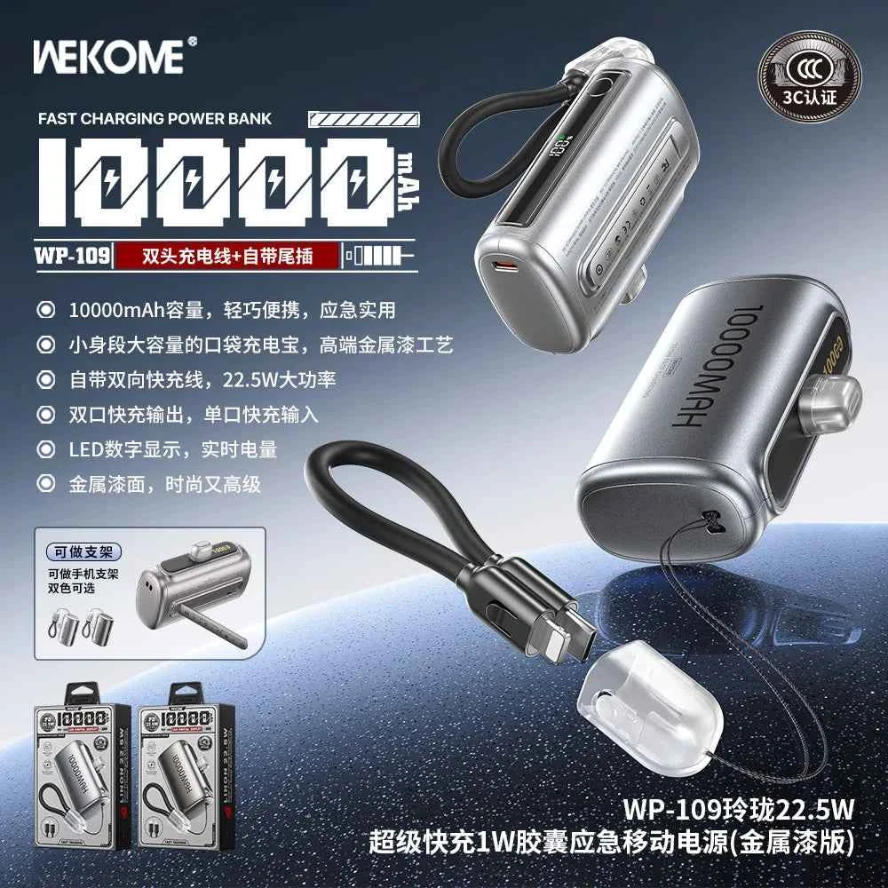 Mini PowerBank 10000mAh Spare battery Portable Charger Mobile External Battery Fast charging For iPhone Samsung Xiaomi