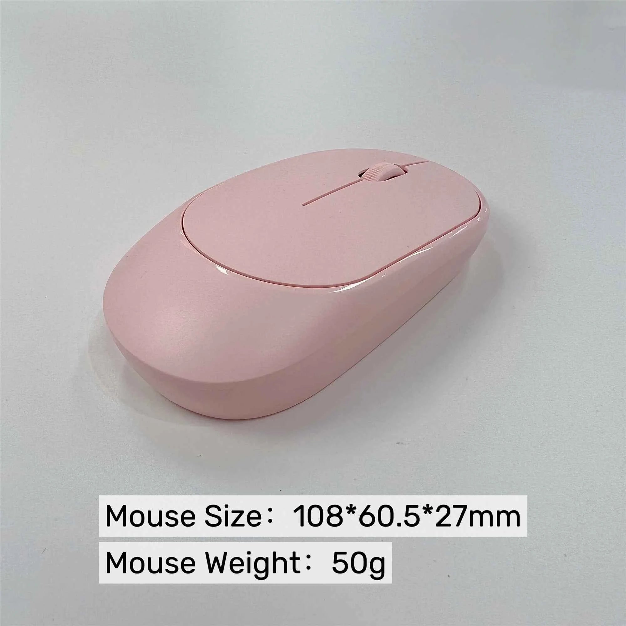 Korean 2.4G Wireless Keyboard and Mouse Protable Mini Keyboard Mouse Combo Set For Notebook Laptop Mac Desktop PC Computer