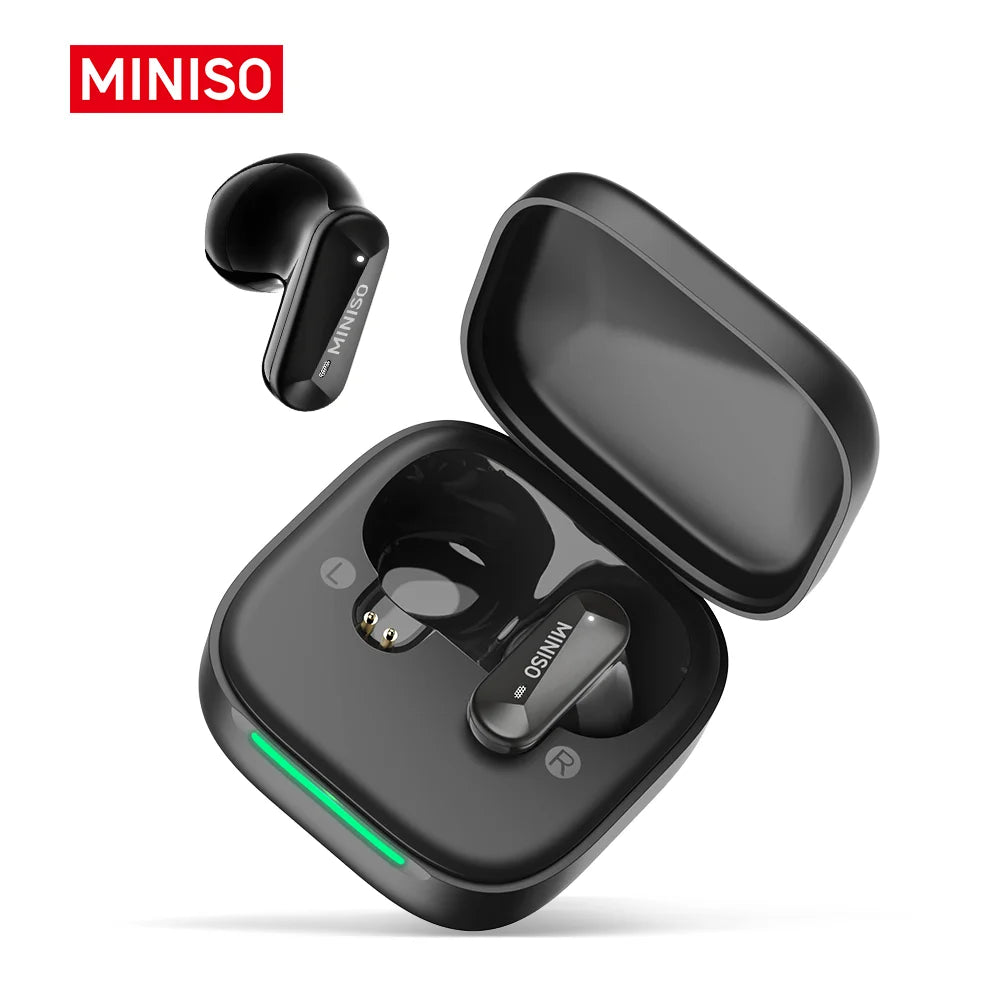 MINISO MS119 Wireless Bluetooth Earphones Ai Translator Headphones Low latency Earbuds 50Hrs Playback More Comfortable to wear