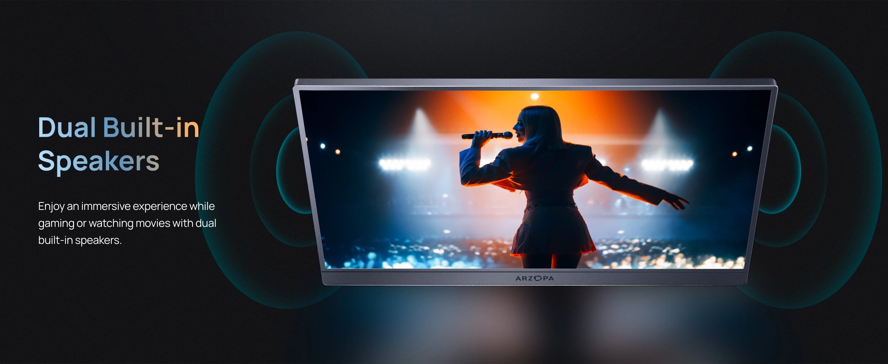 【Monitor+Bag】ARZOPA 16.1 inches Grey Portable Monitor,144 hz,100%s RGB,1080P FHD External Second Screen IPS Screen,Z1FC Grey