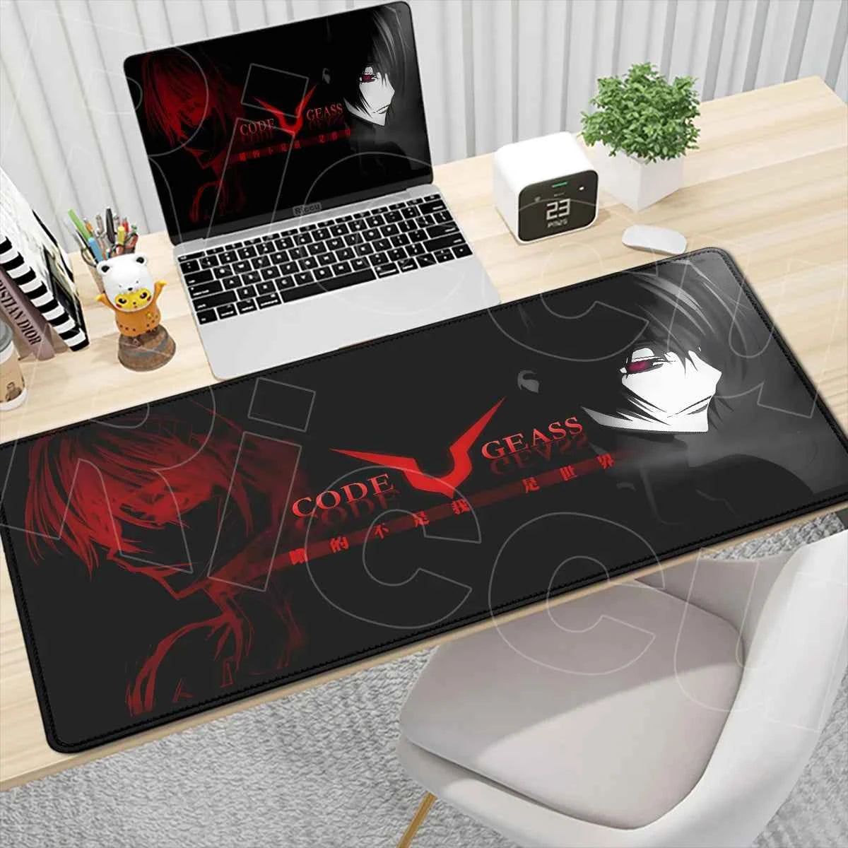 Code Geass Desk Mouse Pad XXL HD Printing Laptop Keyboard Mat Table Protector Carpet PC Gaming Accessories Lelouch CC Pretty Rug