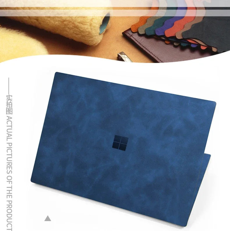 Leather Skin for Microsoft Surface Pro 9 Pro9 Pro8 Pro 3 4 5 6 7 8 Laptop Case Sticker Decals Cover Protector Film