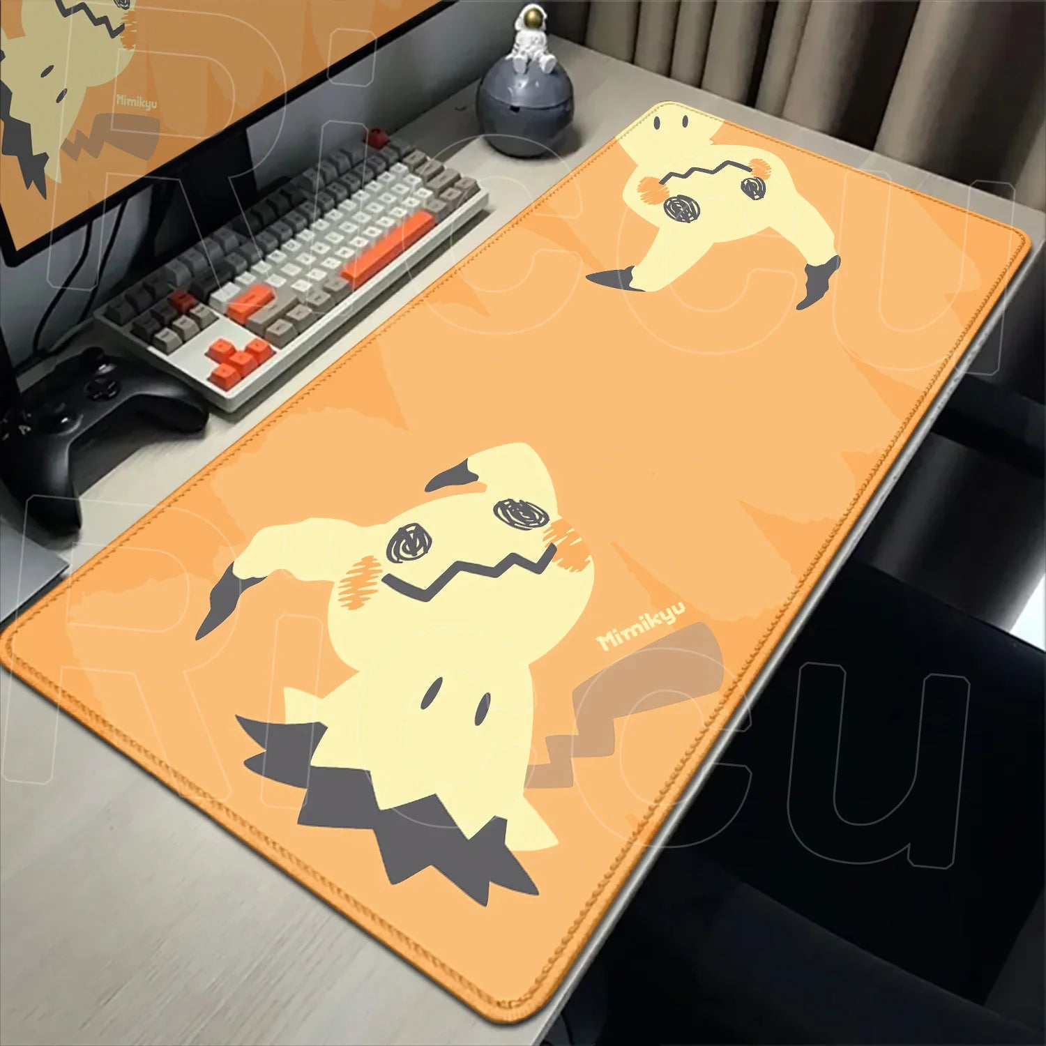 HD Rubber Non-slip Mouse Pads Gaming P-Pokemons Mimikyu Mousepad Mouse Pad Kawaii Large Gamer XXL Pc Keyboard Desk Mouse Mat Rug