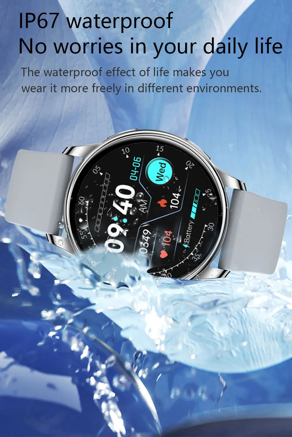 MEVADEN 1.32 inch Luxury Smartwatch Bluetooth Call Women Fashion Sports Fitness Tracker Health Monitor Smart Watch for Ladies