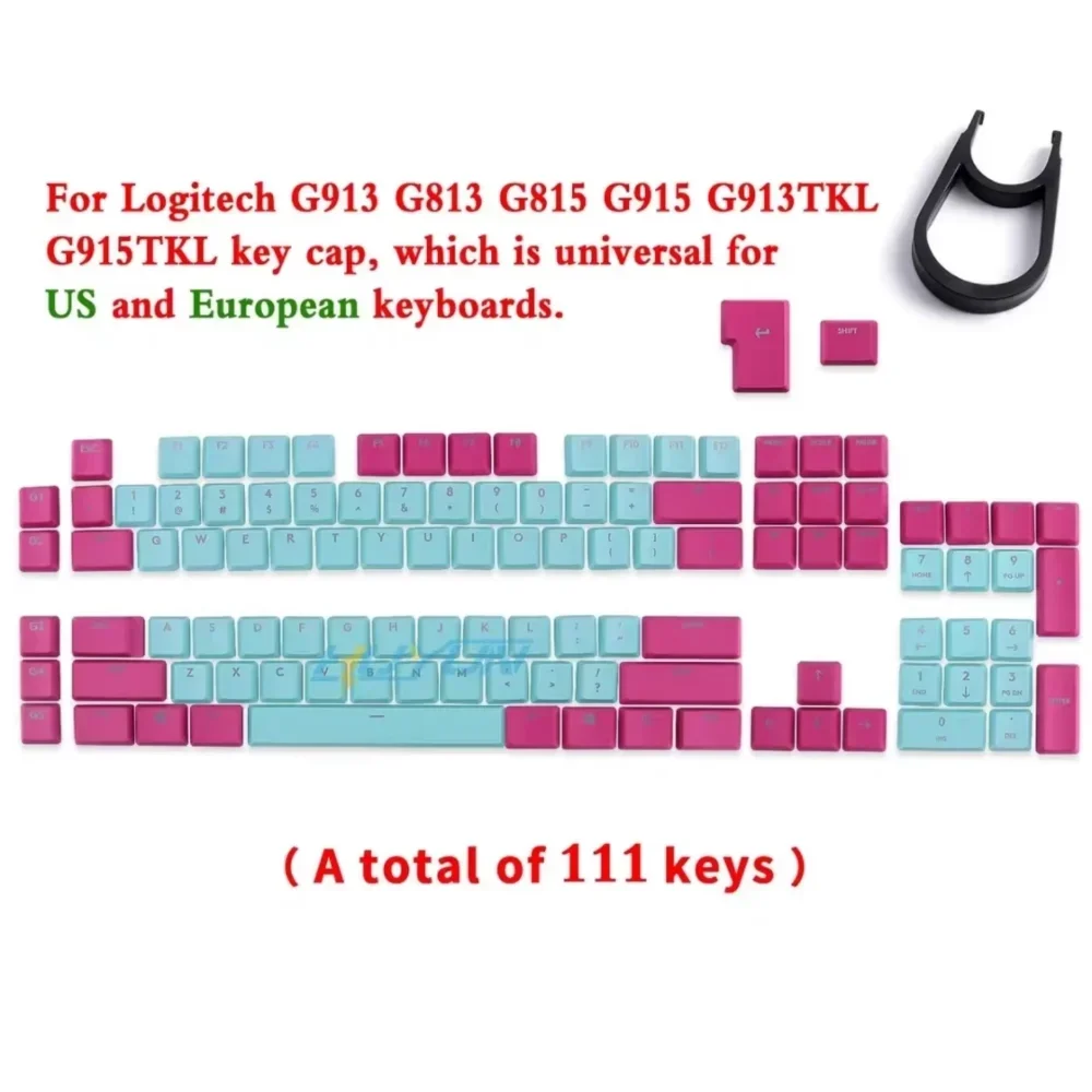 For Logitech G915\G913\G815\G813\TKL87 Gaming Mechanical Keyboard Keycaps Non-slip Textured Replacement Cap