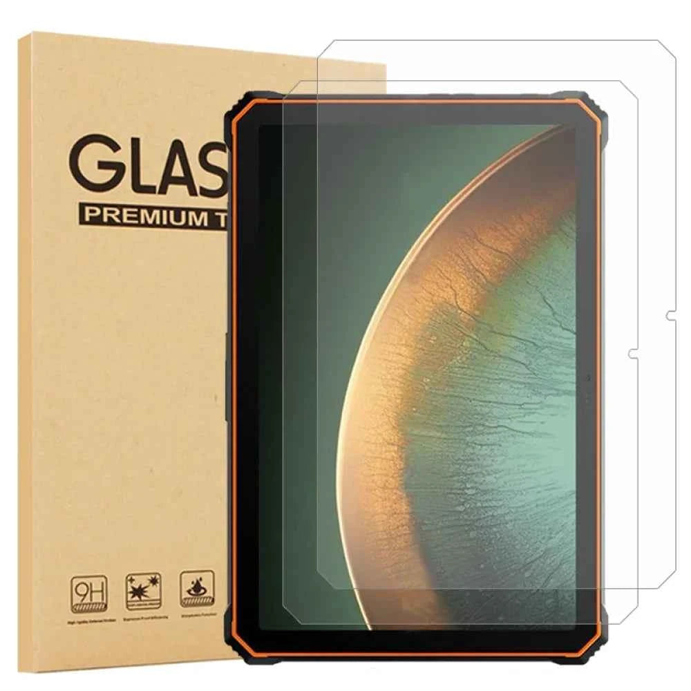 2PCS For Blackview Active 10 Pro Tempered Glass Screen Protector On For Blackview Active 10 Pro Anti Scratch HD Arcuate Film