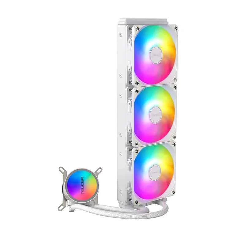 TEUCER AF-360 PC Water Cooling Radiator, 120mm RGB Fan, 360mm Liquid Water Cooler for Intel LGA 2011 1700 1200 115x AM4 AM5