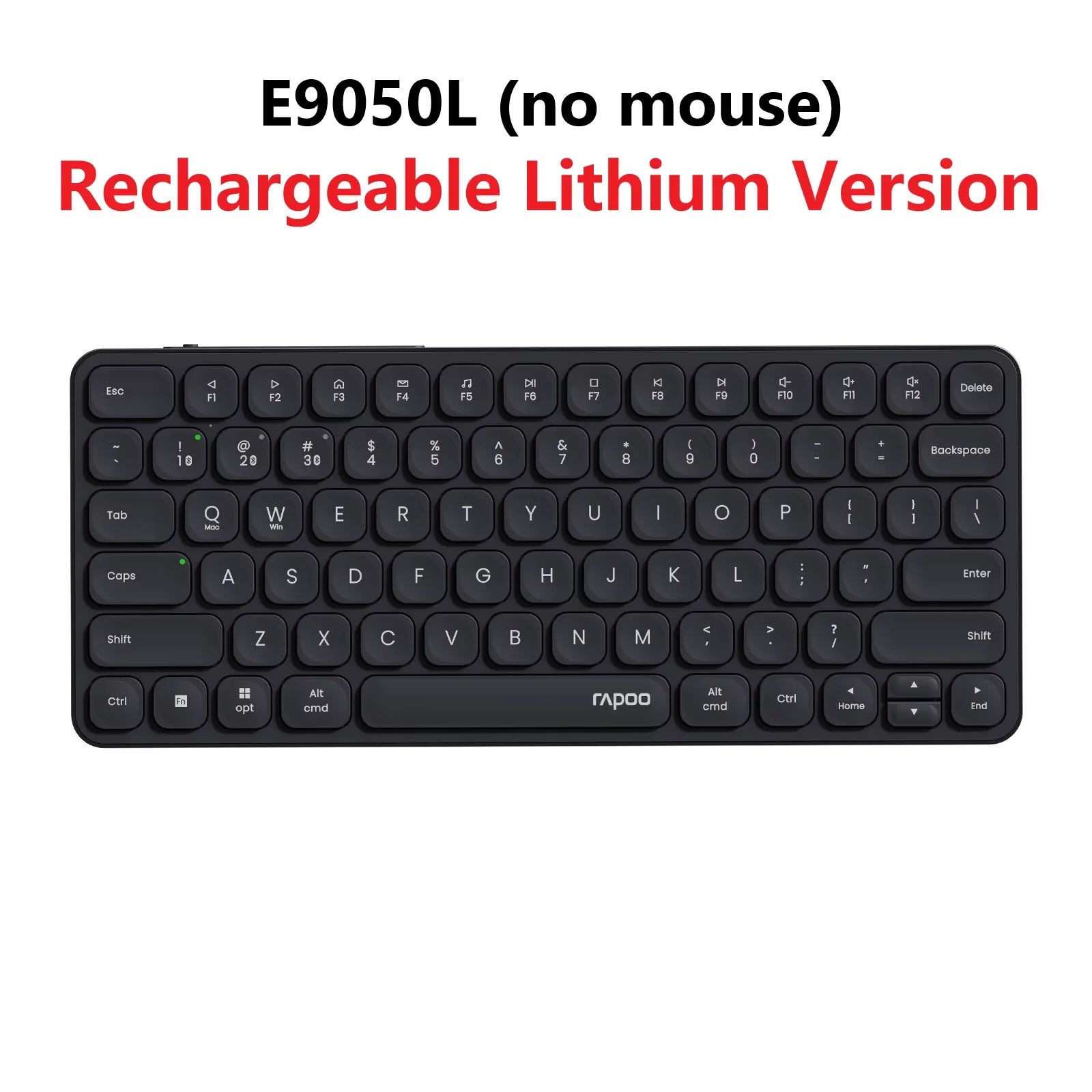 Rapoo 9010M/E9050L/E9350L Multi-Device Wireless Bluetooth Keyboard 2.4G/Bluetooth 5.0/4.0 Support 4 Devices