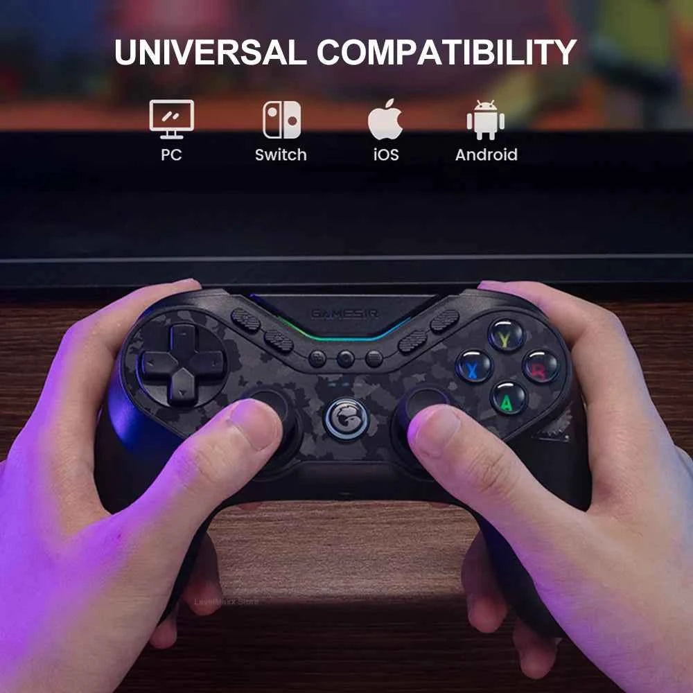 GameSir Tarantula Pro T3 Pro Wireless Gaming Controller with Gamesir Mag-Res TMR Sticks RGB Lighting Effect for Switch PC IOS