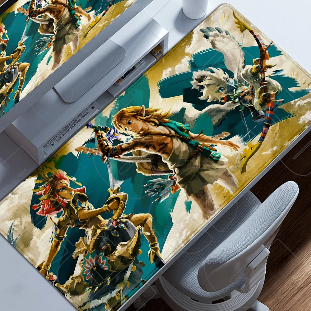 XXL HD Printing Zeldas of Legends Mouse Pad Maximum size 600x1200mm Keyboard Mousepad large Desk Mat PC Gamer Carpet Table pads
