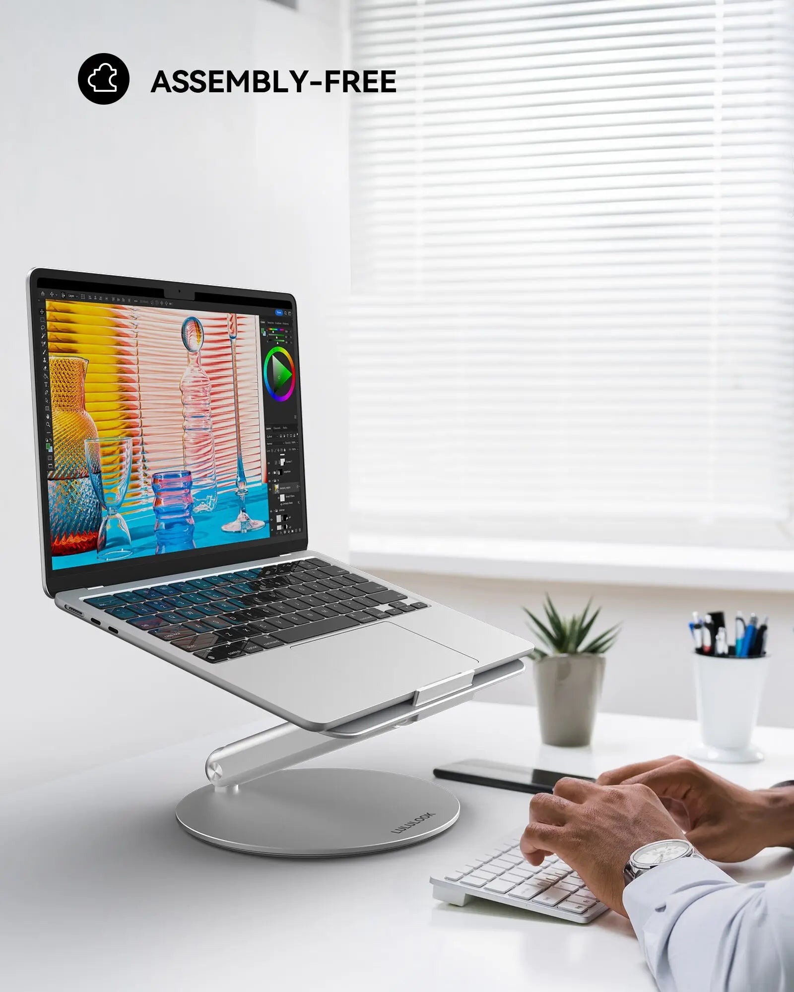 LULULOOK Laptop Stand (360° Rotating & Foldable) - WinSupport Tech