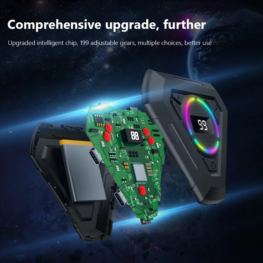Automatic Clicker Tapper with Adjustable Speed – Silent Auto Click Device with Digital Display & RGB Light for Gaming, Shopping & Live Streaming