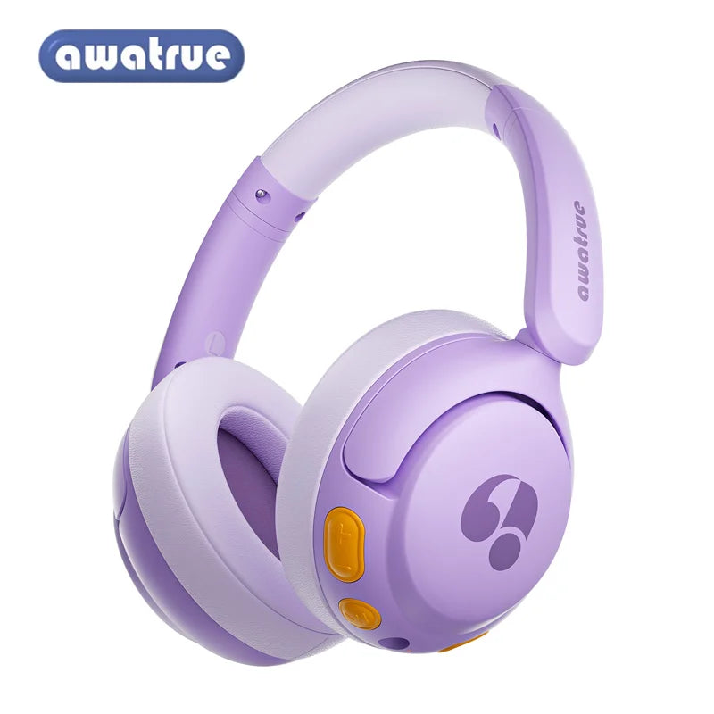 Awatrue Kids Bluetooth 5.4 Headphone 85dBA Safe Volume Lightweight