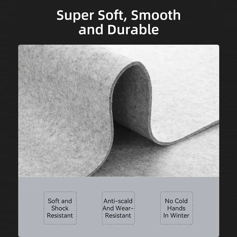 DITIPOO Felt Desk Mat Extended Mouse Pad