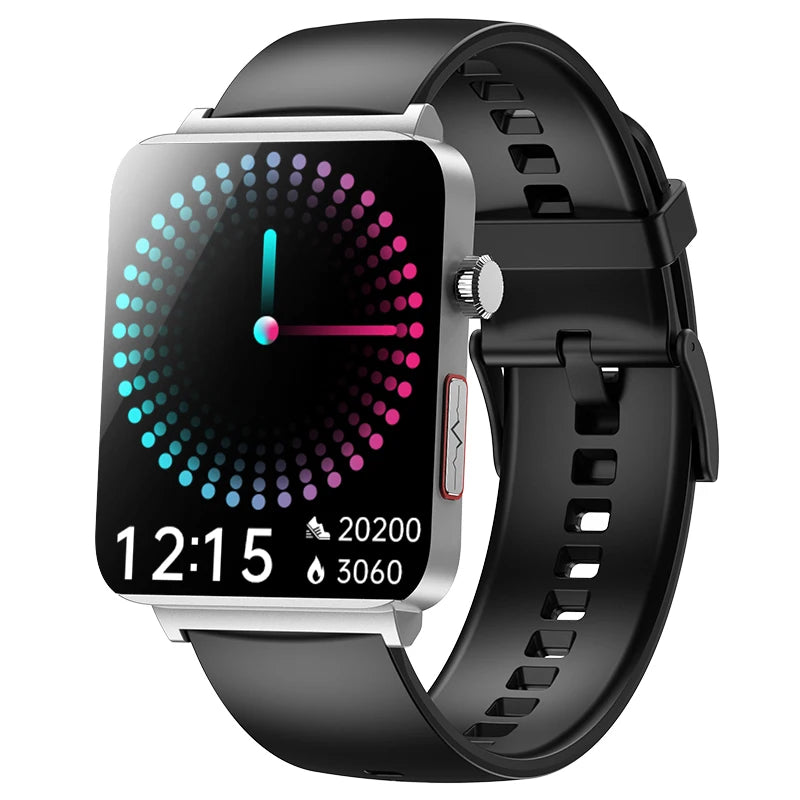 KS03 PRO Health Smart Watch For Men Women Bluetooth Calling Fitness Tracker Smartwatch E/C/G Test Outdoor 1.96